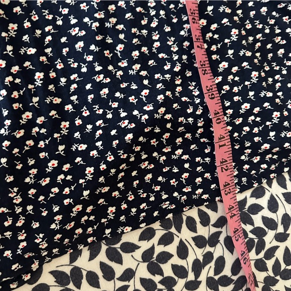Boden Navy Ditsy FloralPetal Evangeline Stretchy Soft Jersey Knit Dress Size 14L - Picture 16 of 16